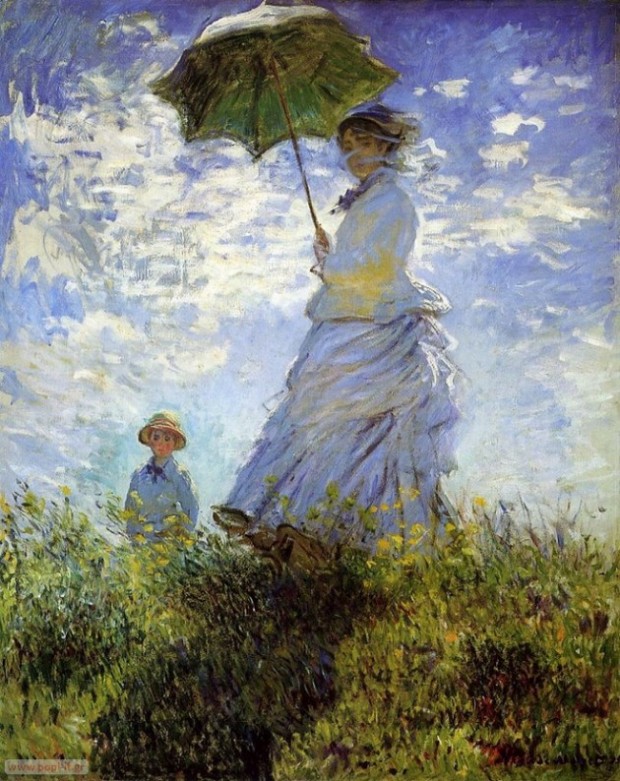Madame Monet and Her Son, by Claude Monet. 1875