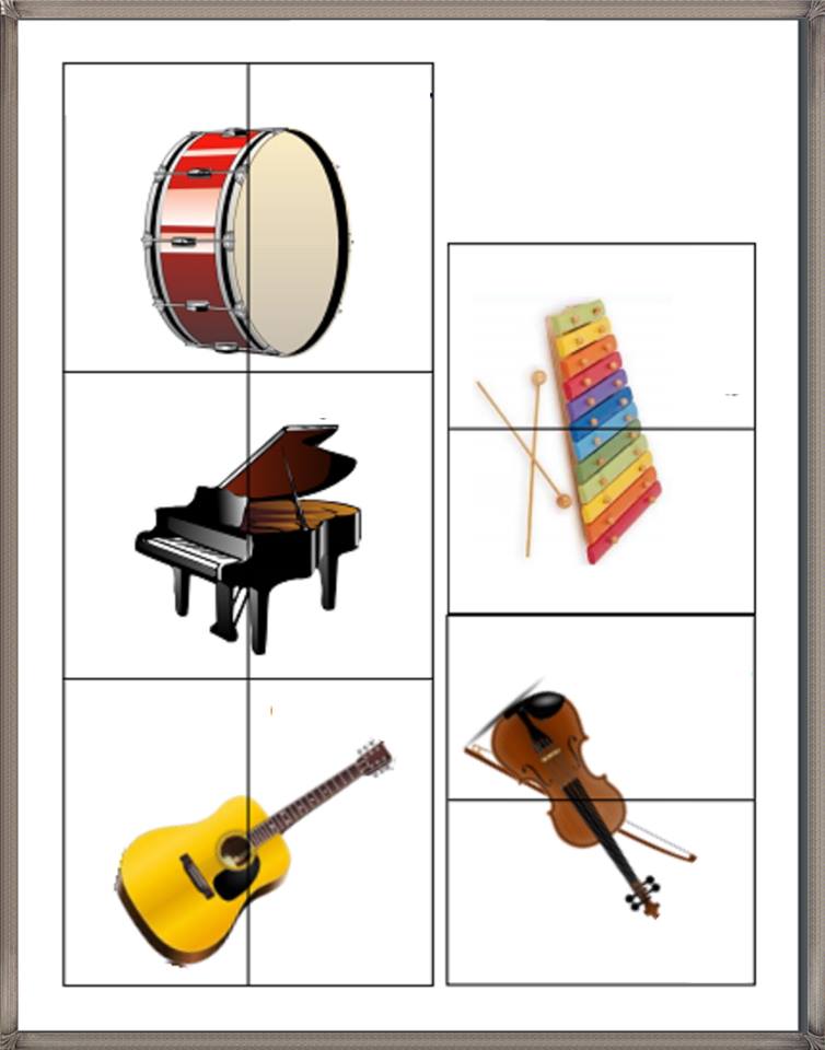 Конспект игра музыкальных инструментах. Разрезные карточки музыкальные инструменты. Музыкальные инструменты для дошкольников. Пазлы разрезные музыкальные инструменты. Пазл музыкальные инструменты для дошкольников.