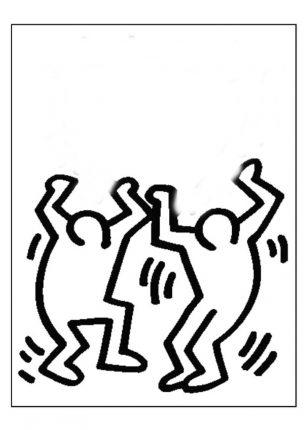 Keith Haring / Πόλεμος και Ειρήνη μέσα από σχήματα